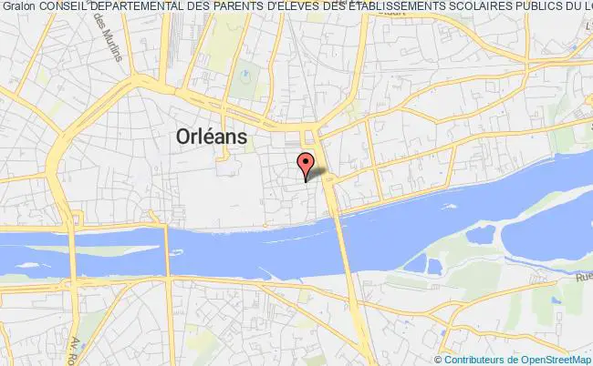 plan association Conseil Departemental Des Parents D'eleves Des Etablissements Scolaires Publics Du Loiret Orléans