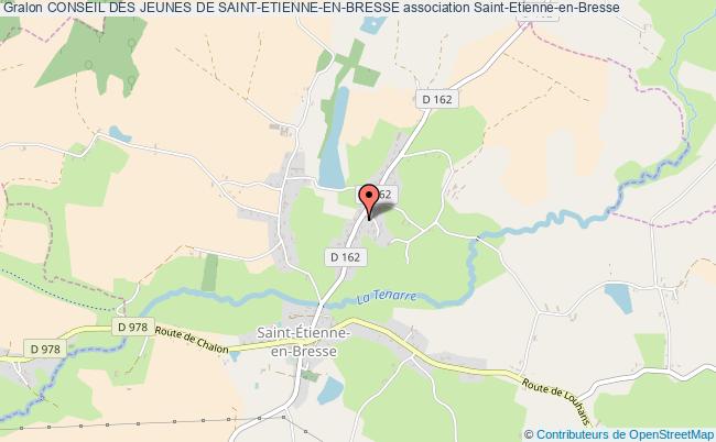 plan association Conseil Des Jeunes De Saint-etienne-en-bresse Saint-Étienne-en-Bresse