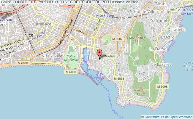 plan association Conseil Des Parents D'eleves De L'ecole Du Port Nice