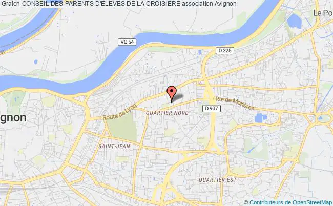 plan association Conseil Des Parents D'eleves De La Croisiere Avignon