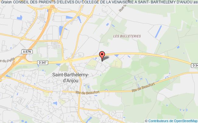 plan association Conseil Des Parents D'eleves Du College De La Venaiserie A Saint- Barthelemy D'anjou Saint-Barthélemy-d'Anjou