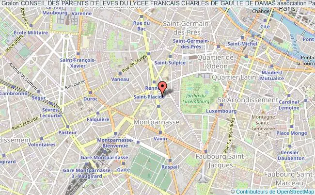 plan association Conseil Des Parents D'eleves Du Lycee Francais Charles De Gaulle De Damas Paris
