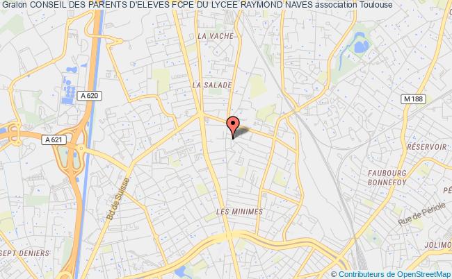 plan association Conseil Des Parents D'eleves Fcpe Du Lycee Raymond Naves Toulouse