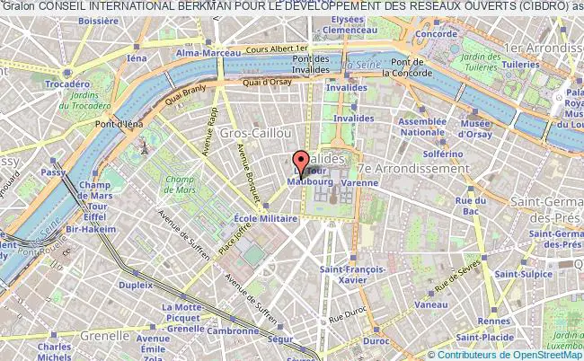 plan association Conseil International Berkman Pour Le Developpement Des Reseaux Ouverts (cibdro) Paris
