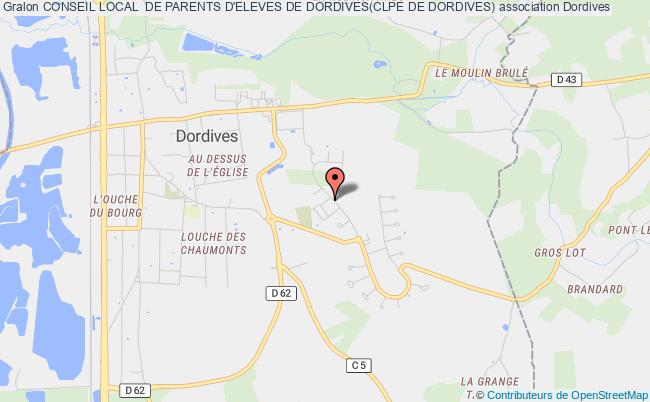 CONSEIL LOCAL  DE PARENTS D'ELEVES DE DORDIVES(CLPE DE DORDIVES)
