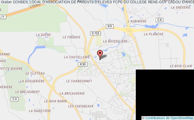 plan association Conseil Local D'association De Parents D'eleves Fcpe Du College Rene-guy Cadou D'ancenis Ancenis-Saint-Géréon