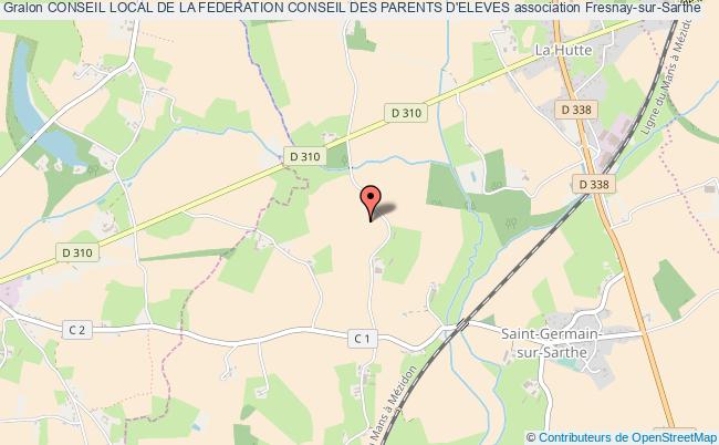plan association Conseil Local De La Federation Conseil Des Parents D'eleves Fresnay-sur-Sarthe