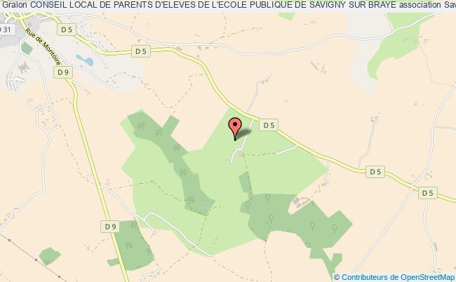 plan association Conseil Local De Parents D'eleves De L'ecole Publique De Savigny Sur Braye Savigny-sur-Braye