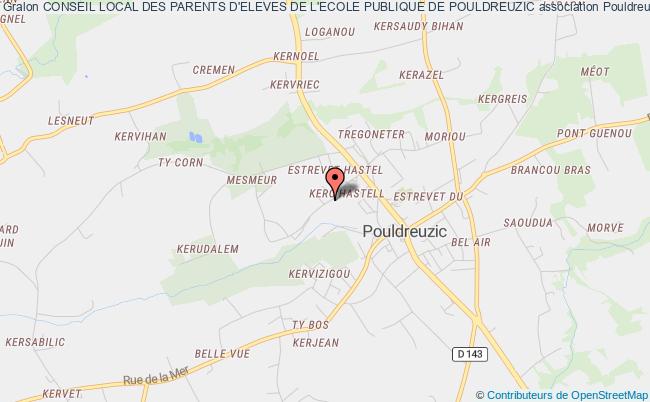 plan association Conseil Local Des Parents D'eleves De L'ecole Publique De Pouldreuzic Pouldreuzic