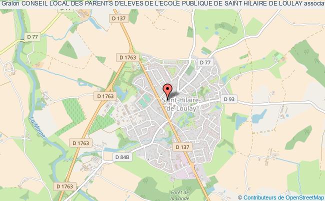 plan association Conseil Local Des Parents D'eleves De L'ecole Publique De Saint Hilaire De Loulay Saint-Hilaire-de-Loulay