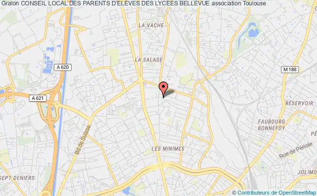 plan association Conseil Local Des Parents D'eleves Des Lycees Bellevue Toulouse