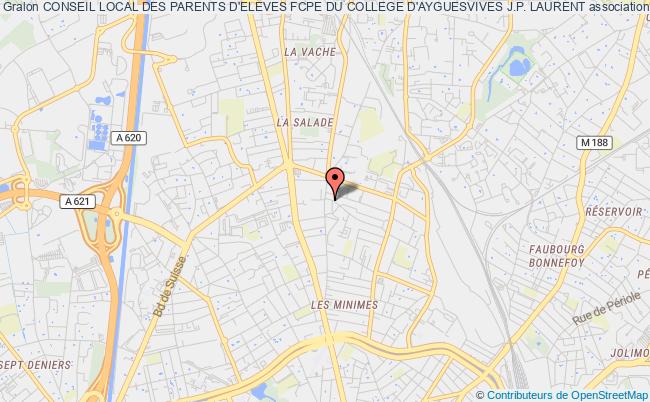 plan association Conseil Local Des Parents D'eleves Fcpe Du College D'ayguesvives J.p. Laurent Toulouse