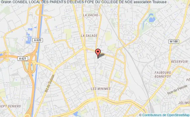 plan association Conseil Local Des Parents D'eleves Fcpe Du College De Noe Toulouse