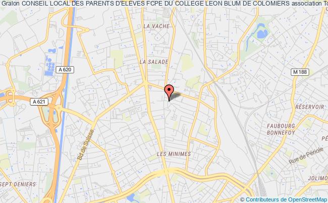 plan association Conseil Local Des Parents D'eleves Fcpe Du College Leon Blum De Colomiers Toulouse