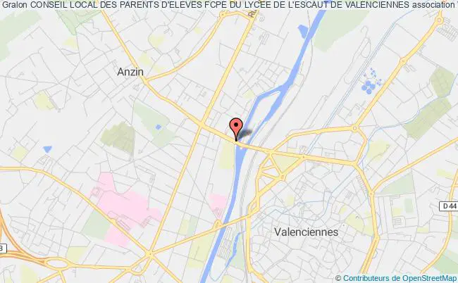 plan association Conseil Local Des Parents D'eleves Fcpe Du Lycee De L'escaut De Valenciennes Valenciennes
