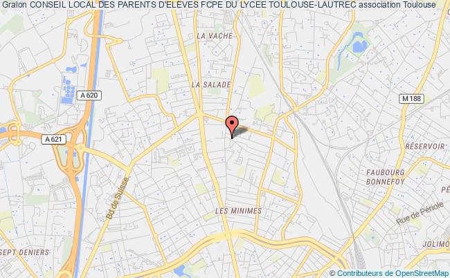 plan association Conseil Local Des Parents D'eleves Fcpe Du Lycee Toulouse-lautrec Toulouse