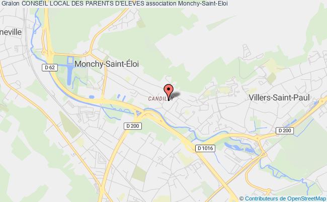 plan association Conseil Local Des Parents D'eleves Monchy-Saint-Éloi