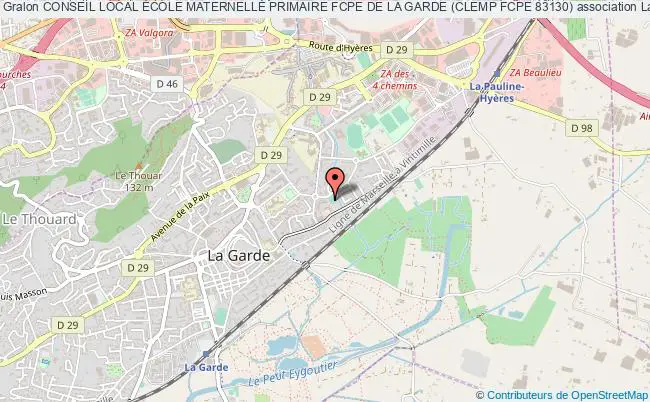 CONSEIL LOCAL ÉCOLE MATERNELLE PRIMAIRE FCPE DE LA GARDE (CLEMP FCPE 83130)