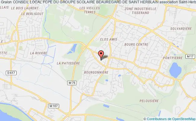 plan association Conseil Local Fcpe Du Groupe Scolaire Beauregard De Saint Herblain Saint-Herblain