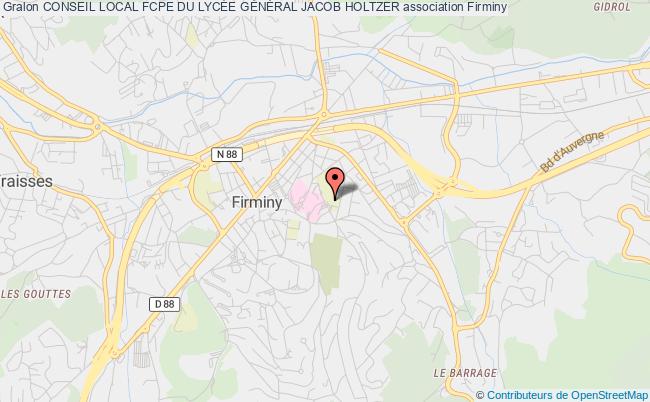 plan association Conseil Local Fcpe Du LycÉe GÉnÉral Jacob Holtzer Firminy