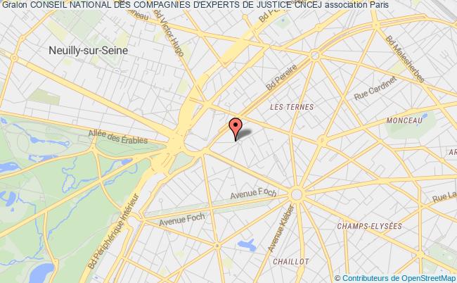 plan association Conseil National Des Compagnies D'experts De Justice Cncej Paris