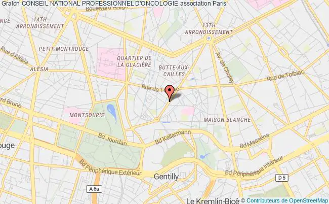 plan association Conseil National Professionnel D'oncologie Paris
