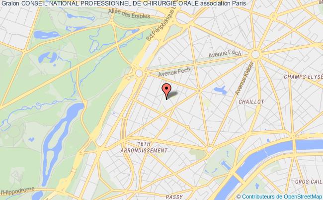 plan association Conseil National Professionnel De Chirurgie Orale Paris