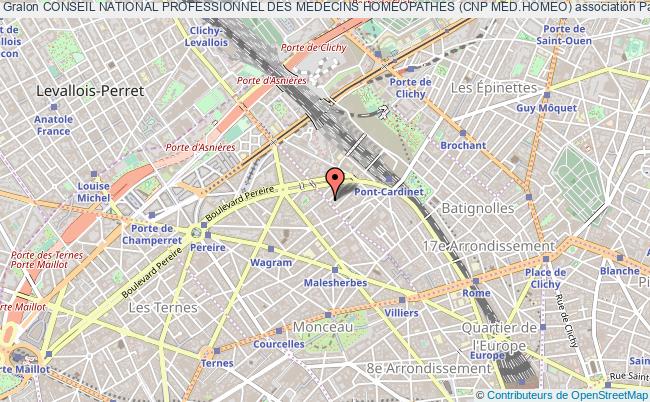 plan association Conseil National Professionnel Des Medecins Homeopathes (cnp Med.homeo) Paris
