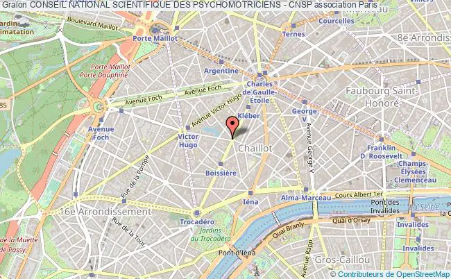 plan association Conseil National Scientifique Des Psychomotriciens - Cnsp Paris