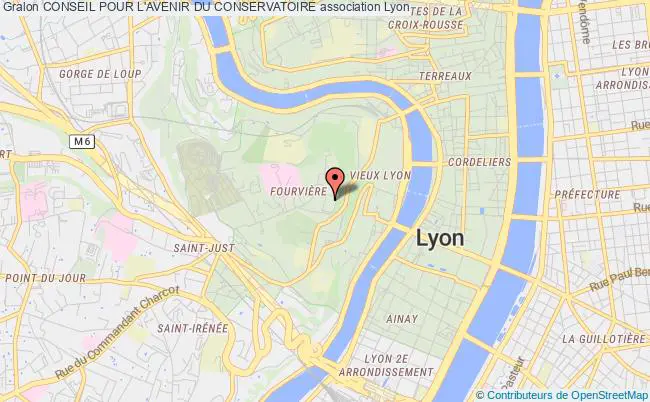 plan association Conseil Pour L'avenir Du Conservatoire Lyon 5e Arrondissement