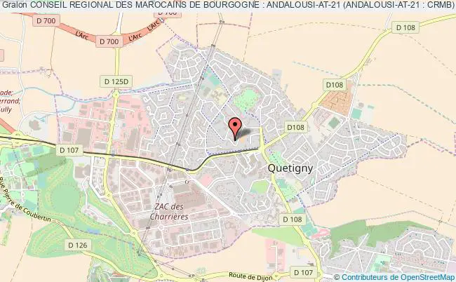 plan association Conseil Regional Des Marocains De Bourgogne : Andalousi-at-21 (andalousi-at-21 : Crmb) Quetigny