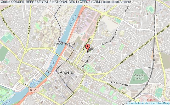 plan association Conseil Representatif National Des Lyceens (crnl) Angers
