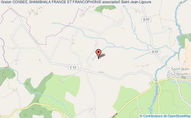 plan association Conseil Shambhala France Et Francophonie Saint-Jean-Ligoure