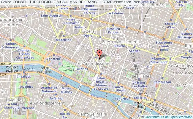 plan association Conseil ThÉologique Musulman De France - Ctmf Paris