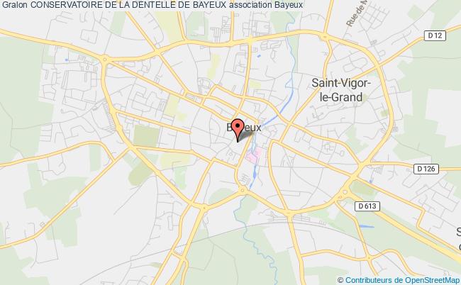 plan association Conservatoire De La Dentelle De Bayeux Bayeux