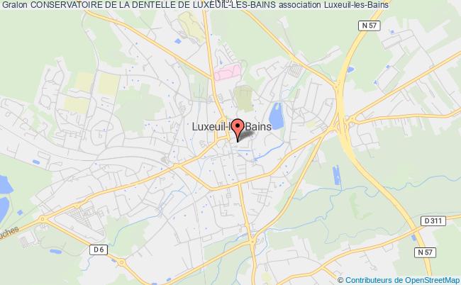 plan association Conservatoire De La Dentelle De Luxeuil-les-bains Luxeuil-les-Bains