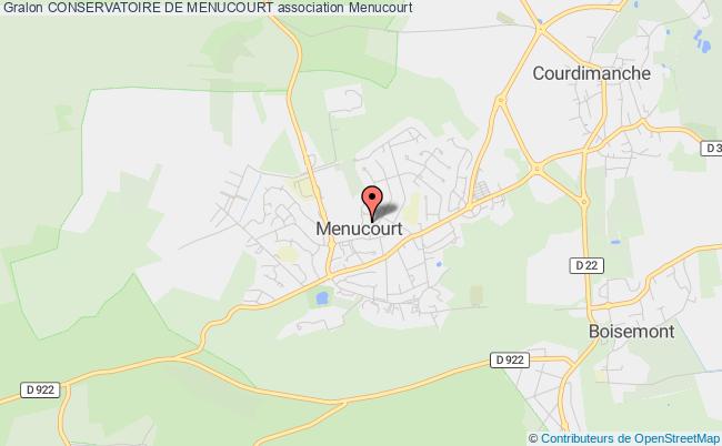 plan association Conservatoire De Menucourt Menucourt