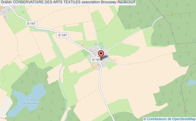 plan association Conservatoire Des Arts Textiles Broussey-Raulecourt