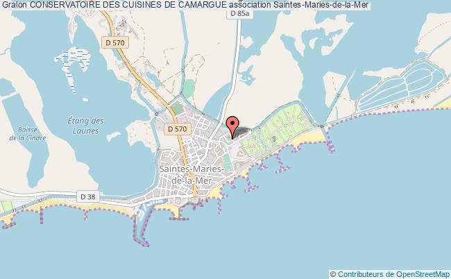 plan association Conservatoire Des Cuisines De Camargue Saintes-Maries-de-la-Mer