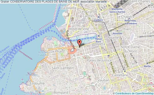 plan association Conservatoire Des Plages De Bains De Mer Marseille