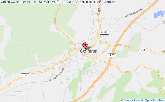 plan association Conservatoire Du Patrimoine De Gonfaron Gonfaron