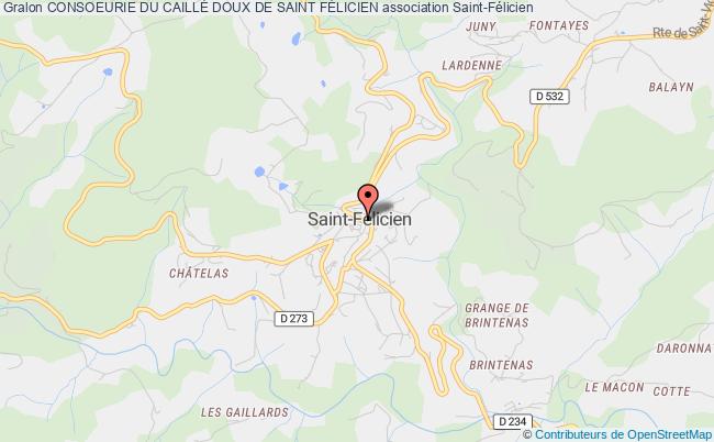 plan association Consoeurie Du CaillÉ Doux De Saint FÉlicien Saint-Félicien