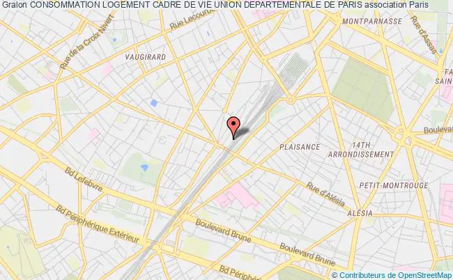 plan association Consommation Logement Cadre De Vie Union Departementale De Paris Paris