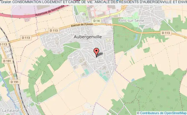 plan association Consommation Logement Et Cadre De Vie. Amicale Des Residents D'aubergenville Et Environs. (c.l.c.v. - A.r.a.e.) Aubergenville