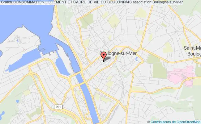 plan association Consommation Logement Et Cadre De Vie Du Boulonnais Boulogne-sur-Mer