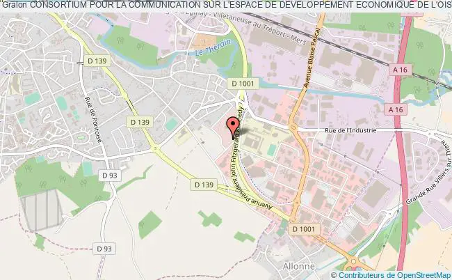 plan association Consortium Pour La Communication Sur L'espace De Developpement Economique De L'oise (osez L'oise) Beauvais