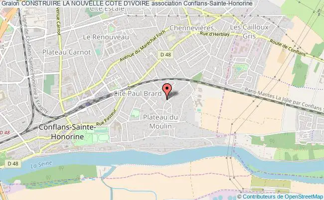 plan association Construire La Nouvelle Cote D'ivoire Conflans-Sainte-Honorine