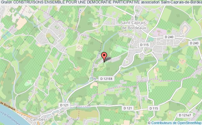 plan association Construisons Ensemble Pour Une Democratie Participative Saint-Caprais-de-Bordeaux