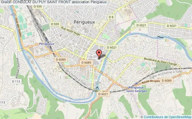plan association Consulat Du Puy Saint Front Périgueux