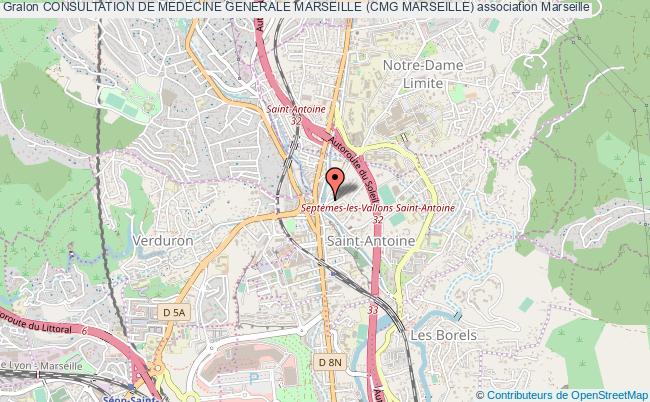 plan association Consultation De Medecine Generale Marseille (cmg Marseille) Marseille cedex 20
